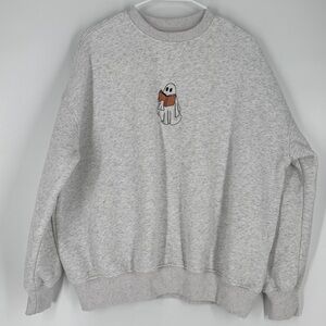NWOT EMBROIDERED SWEATSHIRT